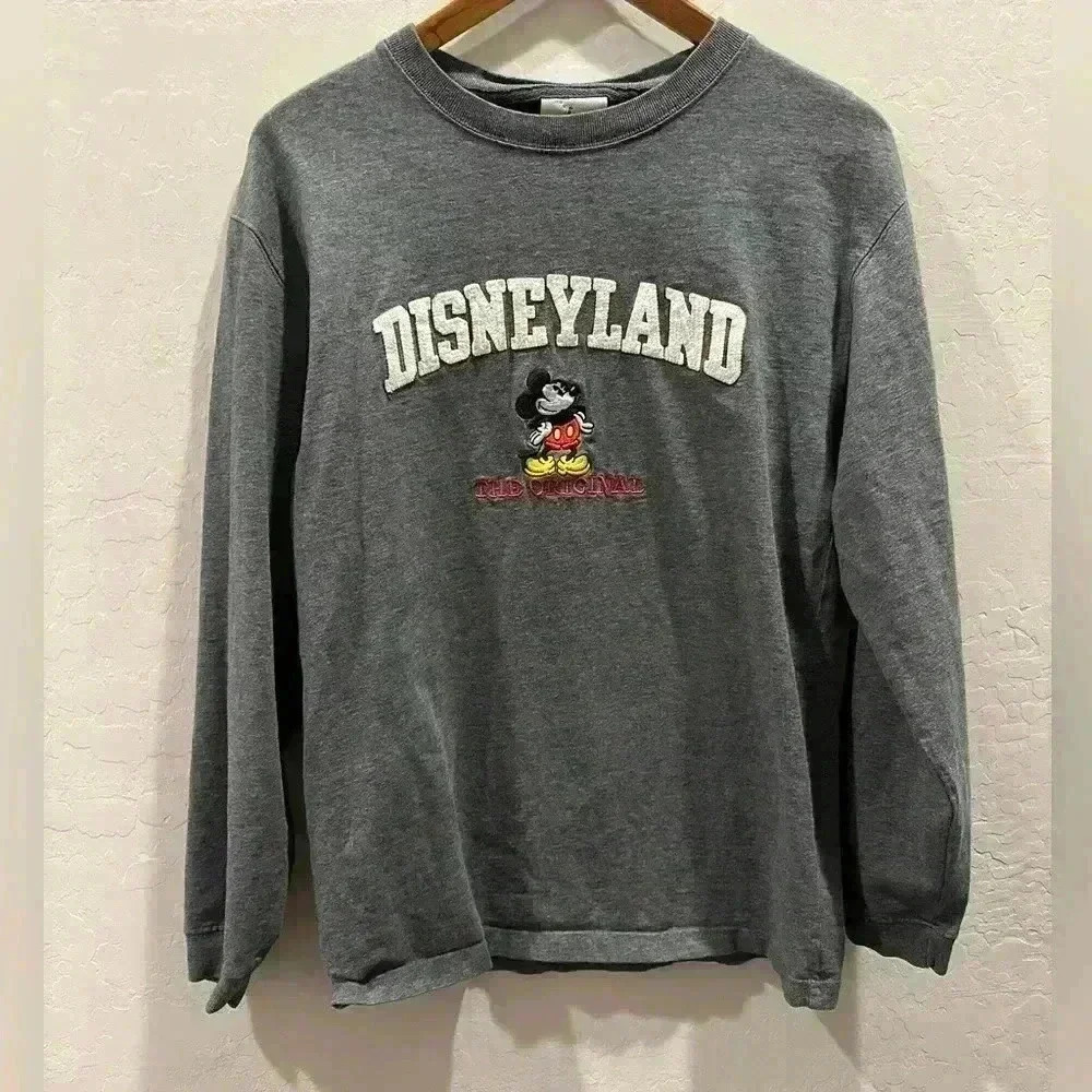 Vintage Disneyland Embroidered Long Sleeve Shirt Men’s Size S